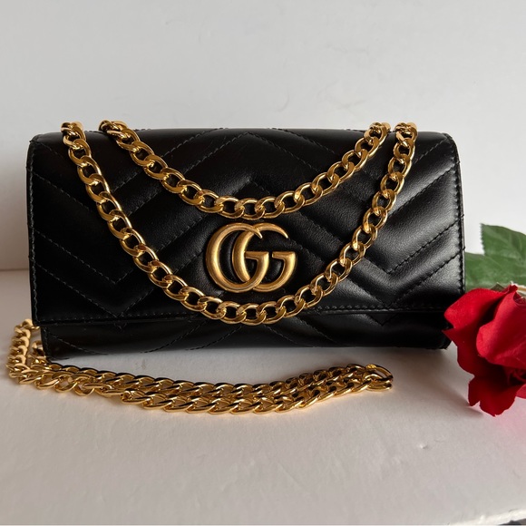 🌺GUCCI MARMOT WALLET-CROSSBODY MINI BAG 🌺 - Picture 16 of 16